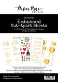 Celebrate Embossed Cut-Apart Sheets