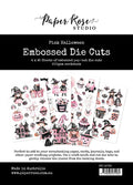 Pink Halloween Embossed Die Cuts
