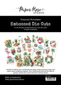 Tropical Christmas Embossed Die Cuts