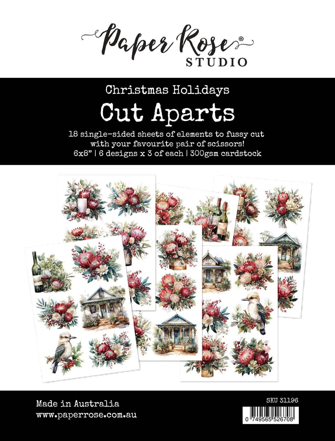 Christmas Holidays Cut Aparts