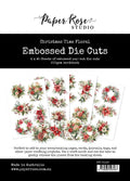 Christmas Time Floral Embossed Die Cuts