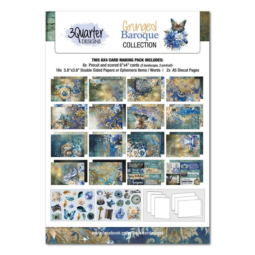 Grunge Baroque Card Kit