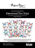 Rainbow Butterflies Embossed Die Cuts