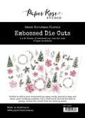 Sweet Christmas Floral Embossed Die Cuts