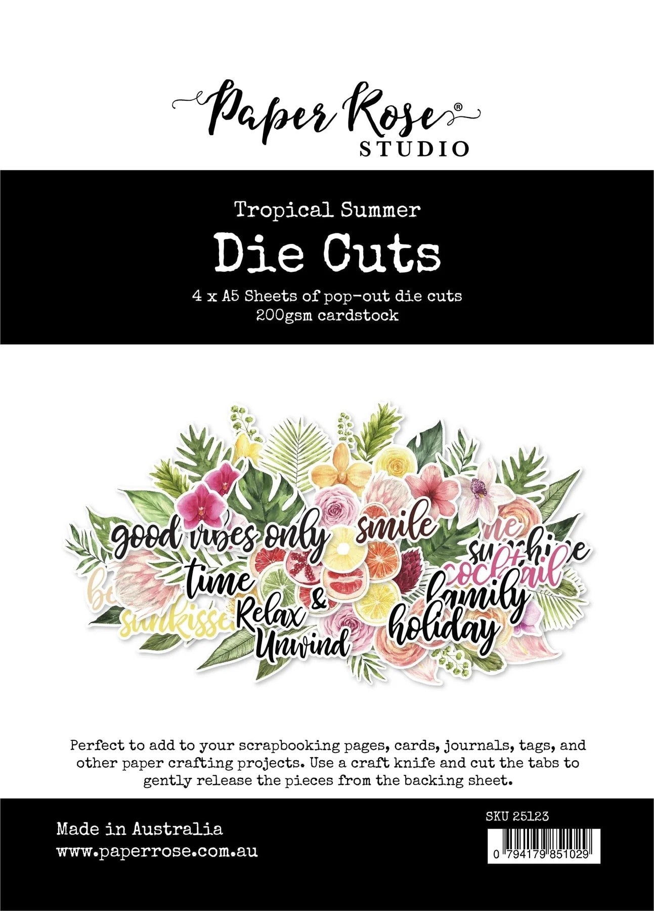 Tropical Summer Die Cuts